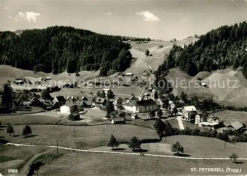AK / Ansichtskarte St_Peterzell Fliegeraufnahme St_Peterzell