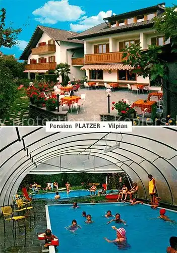 AK / Ansichtskarte Vilpian Pension Platzer Terrasse Swimming Pool Vilpian