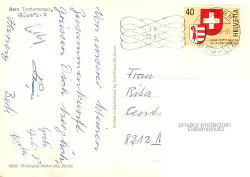 AK / Ansichtskarte Bern_BE Tscharnergut Fliegeraufnahme Bern_BE