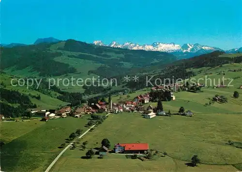 AK / Ansichtskarte Hemberg_SG mit Churfirsten Fliegeraufnahme Hemberg_SG