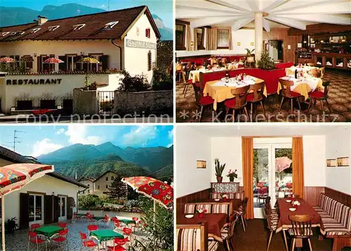 AK / Ansichtskarte Tramin_Weinstrasse  Gasthof Stern Restaurant Terrasse Tramin_Weinstrasse 