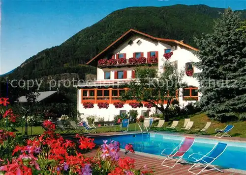 AK / Ansichtskarte Schabs Klammerhof Gaestehaus Pension Swimming Pool Schabs