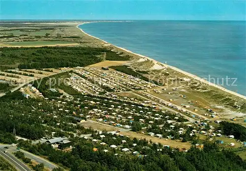 AK / Ansichtskarte Aalbaek Bunken Camping Fliegeraufnahme Aalbaek