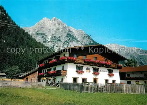 AK / Ansichtskarte Leutasch Rindlerhof Gaestehaus Appartements Alpen Leutasch