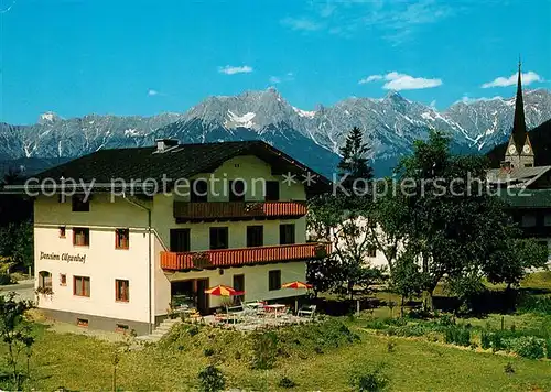 AK / Ansichtskarte Maishofen Pension Alpenhof Kirchturm Alpenblick Maishofen