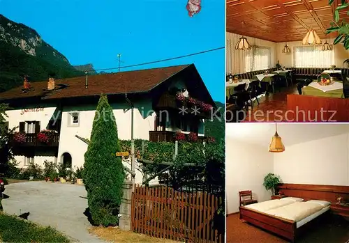 AK / Ansichtskarte Tramin_Weinstrasse  Gaestehaus Pension Haus Evi Gastraum Fremdenzimmer Tramin_Weinstrasse 