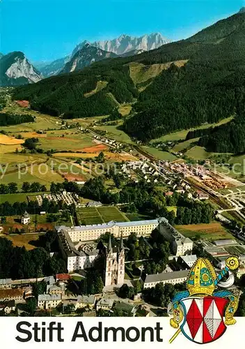 AK / Ansichtskarte Admont_Steiermark Fliegeraufnahme Stift Admont_Steiermark