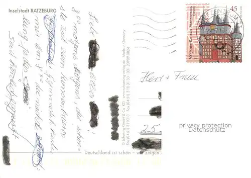 AK / Ansichtskarte Ratzeburg Bootshafen Fliegeraufnahme  Ratzeburg