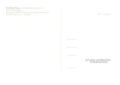 AK / Ansichtskarte Grosskochberg Panorama Schloss Brauhaus Weidmuehlenstein Kirche Altar Grosskochberg