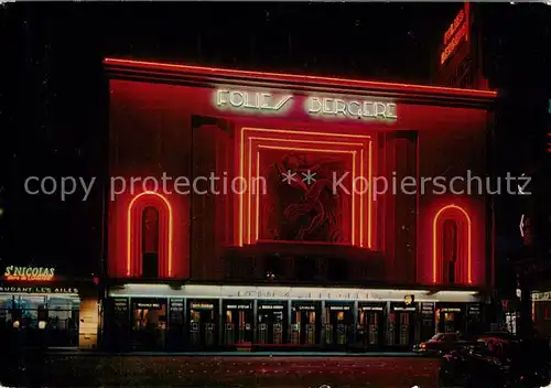 AK / Ansichtskarte Paris Les Folies Bergere Paris