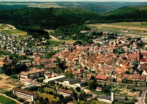 AK / Ansichtskarte Buchen_Odenwald Fliegeraufnahme Buchen Odenwald