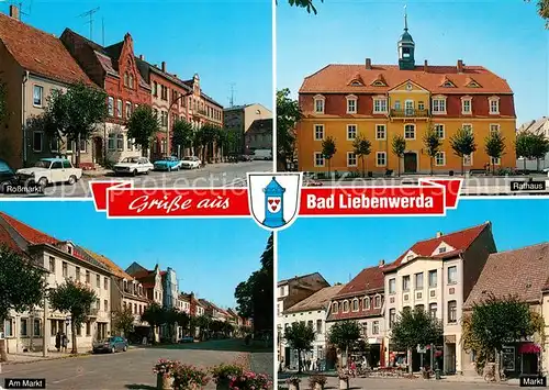AK / Ansichtskarte Bad_Liebenwerda Rathaus Markt Rossmarkt Bad_Liebenwerda