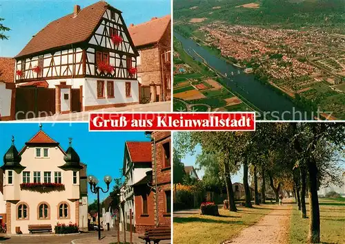 AK / Ansichtskarte Kleinwallstadt Fliegeraufnahme Kleinwallstadt