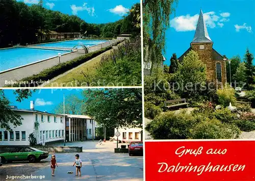 AK / Ansichtskarte Dabringhausen Jugendherberge Freibad Dabringhausen
