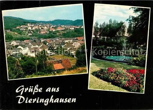 AK / Ansichtskarte Dieringhausen Springbrunnen Dieringhausen