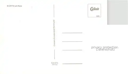 AK / Ansichtskarte Echte  Echte