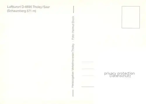 AK / Ansichtskarte Tholey_Theley Schaumberg Tholey_Theley