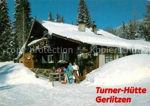 AK / Ansichtskarte Sattendorf Turner Huette im Winter Sattendorf