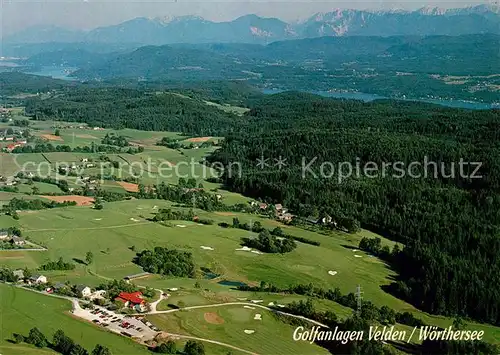 AK / Ansichtskarte Koestenberg_Velden Golfanlagen Alpen Fliegeraufnahme Koestenberg_Velden
