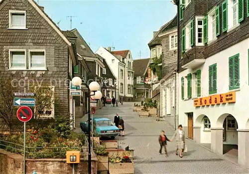 AK / Ansichtskarte Hueckeswagen Islandstrasse Ladengeschaefte Innenstadt Hueckeswagen