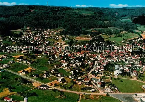AK / Ansichtskarte Holzhausen_Huenstein Luftkurort Fliegeraufnahme Holzhausen_Huenstein