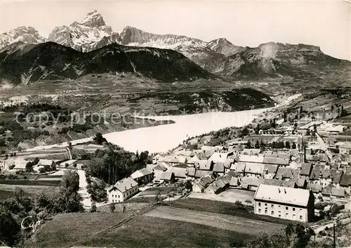 AK / Ansichtskarte Corps_Isere Lac du Sautet Pic de l Obiou vue aerienne Corps Isere