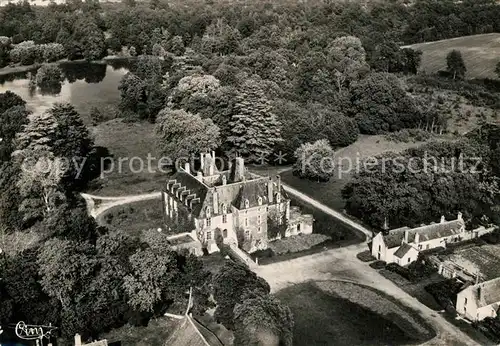 AK / Ansichtskarte Chatillon sur Loire Chateau de Courcelles le Roy vue aerienne Chatillon sur Loire