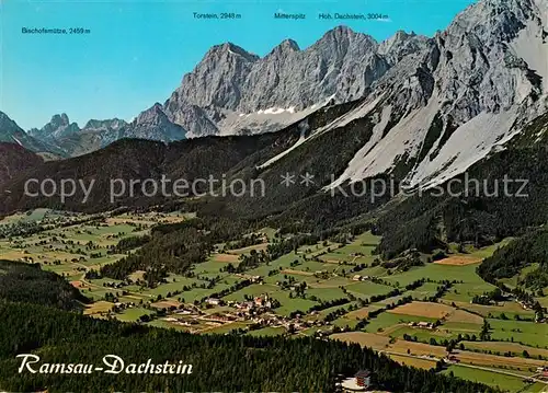 AK / Ansichtskarte Ramsau_Dachstein_Steiermark Fliegeraufnahme Hochplateau  Ramsau_Dachstein