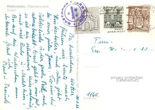 AK / Ansichtskarte Hinterstoder Dietlgut Hinterstoder