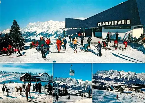 AK / Ansichtskarte Schladming_Obersteiermark Skigebiet Planai mit Schladminger Huette  Schladming_Obersteiermark
