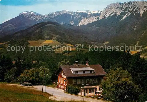 AK / Ansichtskarte Reichenau_Niederoesterreich Gasthaus Pension Auerhahn reichenau