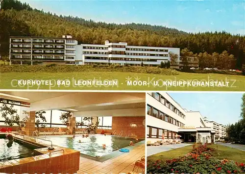 AK / Ansichtskarte Bad_Leonfelden Kurhotel Schwimmbad Bad_Leonfelden