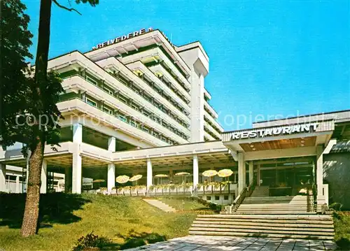 AK / Ansichtskarte Cluj Napoca Hotel Belvedere Cluj Napoca