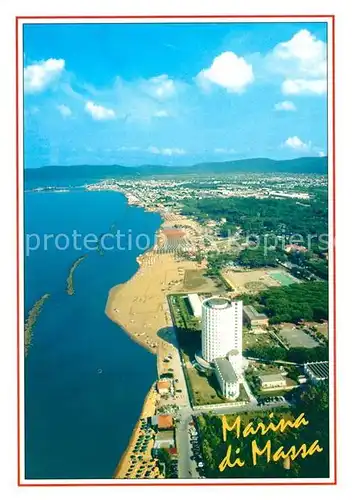 AK / Ansichtskarte Marina_di_Massa Fliegeraufnahme Torre Fiat  Marina_di_Massa