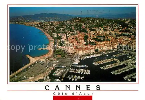 AK / Ansichtskarte Cannes_Alpes Maritimes Fliegeraufnahme Cannes Alpes Maritimes