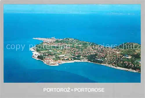 AK / Ansichtskarte Bernardin Fliegeraufnahme Portoroz Bernardin