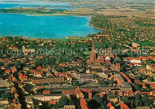 AK / Ansichtskarte Roskilde Fliegeraufnahme Roskilde