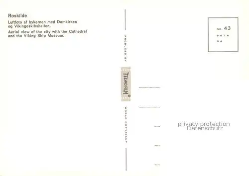 AK / Ansichtskarte Roskilde Fliegeraufnahme Roskilde