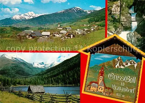 AK / Ansichtskarte Krakaudorf Panorama Wasserfall See Krakaudorf