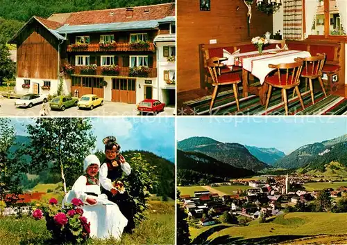 AK / Ansichtskarte Bezau_Vorarlberg Urlaub auf dem Bauernhof Panorama Bezau Vorarlberg