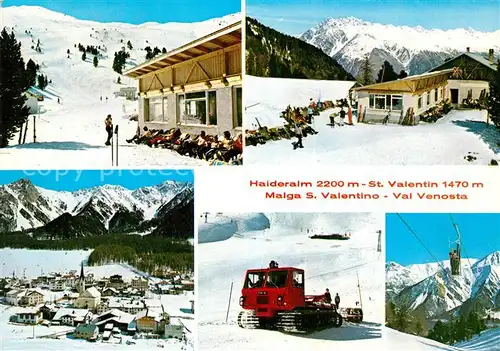 AK / Ansichtskarte San_Valentino_Muta Halderalm Winterlandschaften San_Valentino_Muta