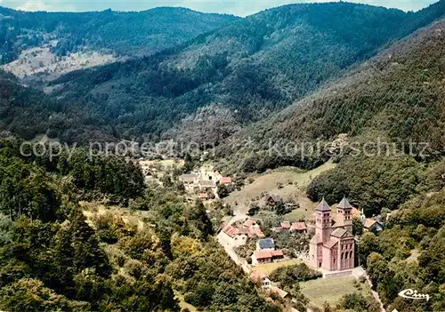 AK / Ansichtskarte Murbach_Elsass Fliegeraufnahme Kloster Murbach Elsass
