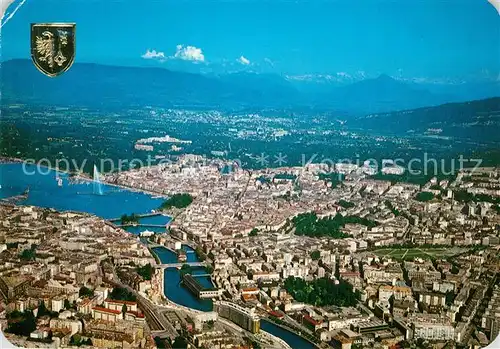 AK / Ansichtskarte Geneve_GE Fliegeraufnahme Geneve_GE