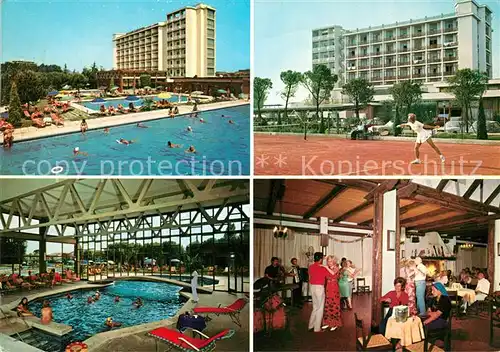 AK / Ansichtskarte Montegrotto_Terme Hotel Terme Antoniano Hotelanlagen Tanzcafe Tennisplatz Montegrotto Terme