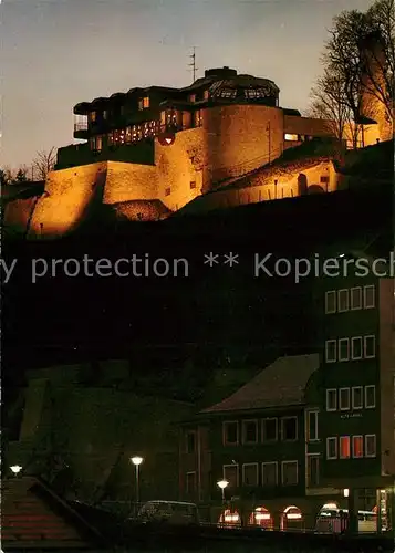 AK / Ansichtskarte Bad_Kreuznach Kauzenburg Nachtaufnahme Bad_Kreuznach