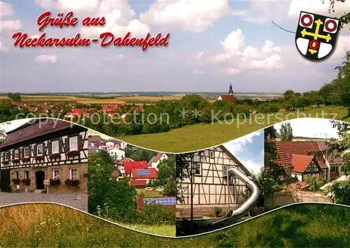 AK / Ansichtskarte Dahenfeld Rathaus Solardaecher Kindergarten Fachwerkhaeuser Dahenfeld