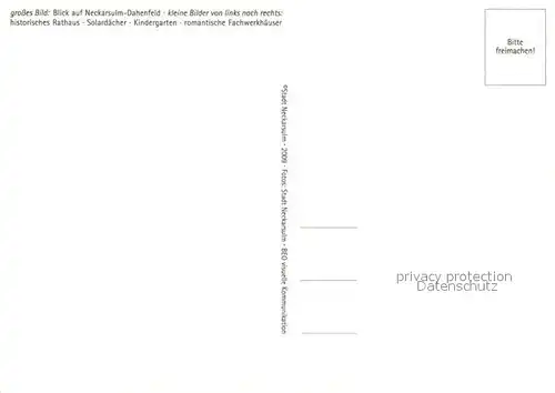 AK / Ansichtskarte Dahenfeld Rathaus Solardaecher Kindergarten Fachwerkhaeuser Dahenfeld