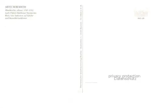 AK / Ansichtskarte Neresheim Abtei Abteikirche Neresheim
