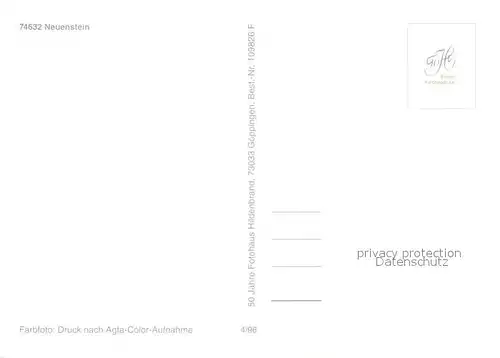 AK / Ansichtskarte Neuenstein_Wuerttemberg Schloss Neuenstein_Wuerttemberg