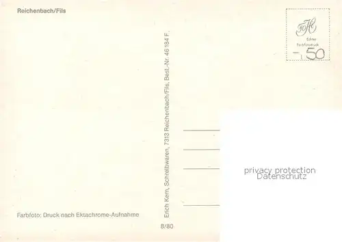 AK / Ansichtskarte Reichenbach_Fils Burg Reichenbach Fils